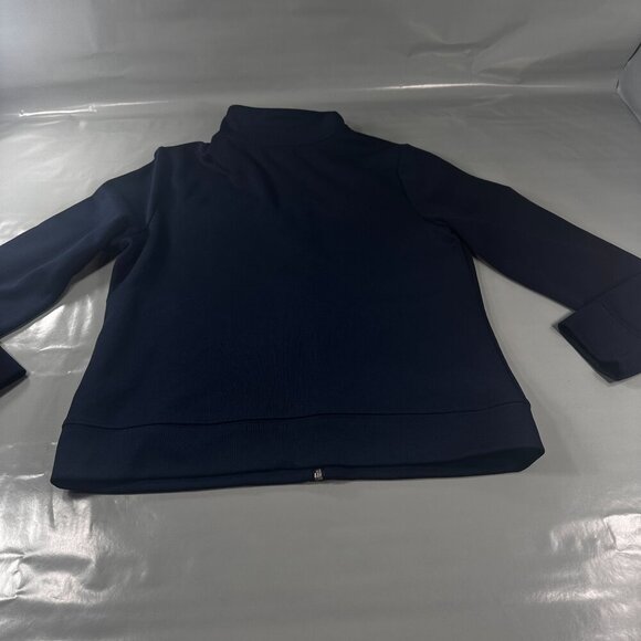 LRL Lauren Jacket Womens Active Ralph Lauren Full Zip Pockets Athletic Navy Blue - Picture 15 of 16